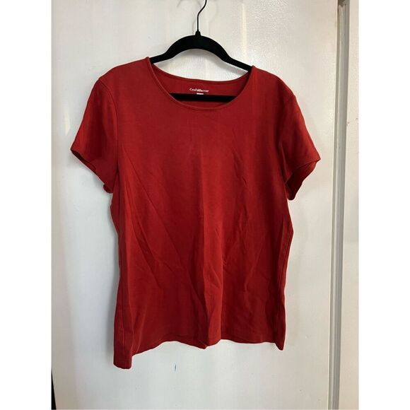 Croft & Barrow Woman’s Crewneck Shirt Woman’s Size Medium - Picture 1 of 4